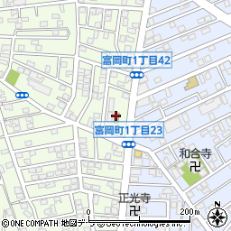 セブンイレブン函館桐花通店周辺の地図
