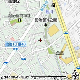北海道函館市鍛治2丁目10周辺の地図