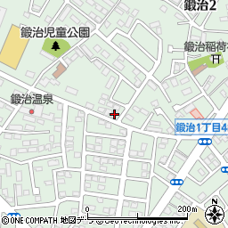 株式会社つな生花店　鍛治店周辺の地図