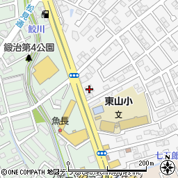 北海道銀行東山支店周辺の地図