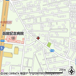 北海道函館市亀田本町18周辺の地図