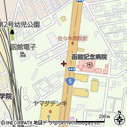 もち吉　函館店周辺の地図