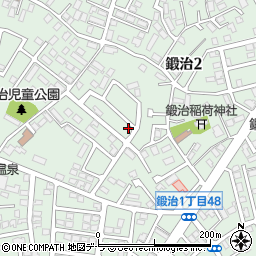 北海道函館市鍛治2丁目18-9周辺の地図