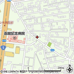 北海道函館市亀田本町18-5周辺の地図