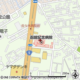 北海道函館市亀田本町36-1周辺の地図