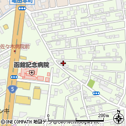 北海道函館市亀田本町18-11周辺の地図