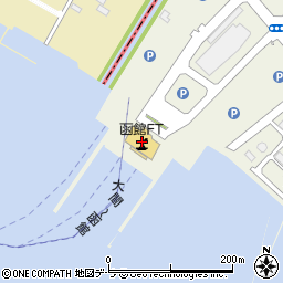 函館港ＦＴ（津軽海峡フェリー）周辺の地図