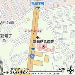 北海道函館市亀田本町36-6周辺の地図
