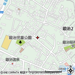 北海道函館市鍛治2丁目17-11周辺の地図