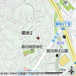 北海道函館市鍛治2丁目32-31周辺の地図
