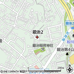 北海道函館市鍛治2丁目32-53周辺の地図