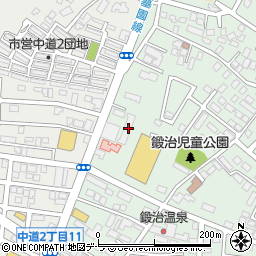 北海道函館市鍛治2丁目22-11周辺の地図