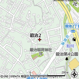 北海道函館市鍛治2丁目32-40周辺の地図