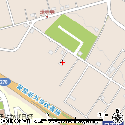 有限会社函館食材　リバティーオートパーツ周辺の地図