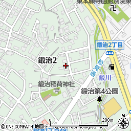 北海道函館市鍛治2丁目32-30周辺の地図
