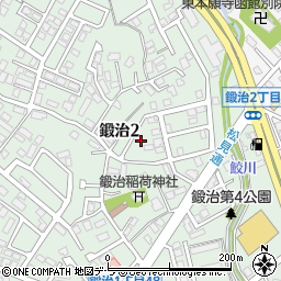 北海道函館市鍛治2丁目32-41周辺の地図