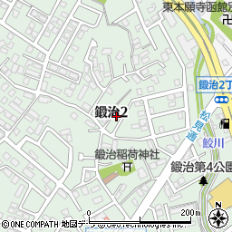 北海道函館市鍛治2丁目32-51周辺の地図