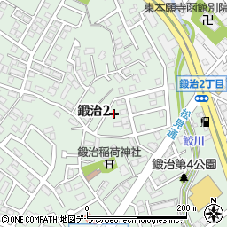 北海道函館市鍛治2丁目32-43周辺の地図