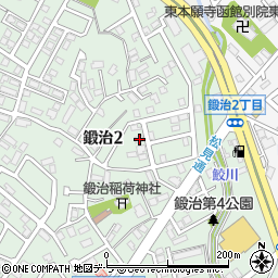 北海道函館市鍛治2丁目32-29周辺の地図