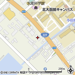 パントーネ　北海道函館営業所周辺の地図