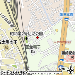 サンシティ亀田本町周辺の地図