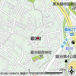 北海道函館市鍛治2丁目32-50周辺の地図