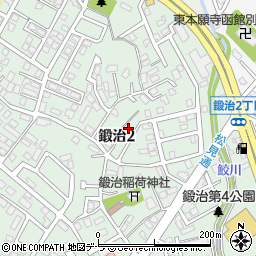 北海道函館市鍛治2丁目32-49周辺の地図
