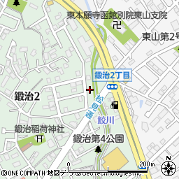 北海道函館市鍛治2丁目35-3周辺の地図