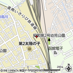 ＪＲ北海道函館保線所周辺の地図