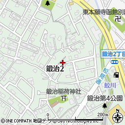 北海道函館市鍛治2丁目32-48周辺の地図