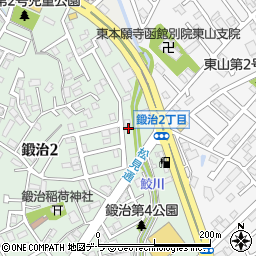 北海道函館市鍛治2丁目35-4周辺の地図