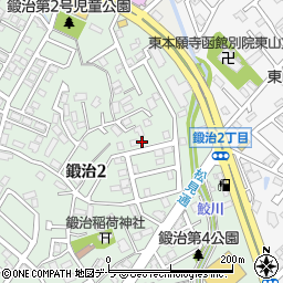 北海道函館市鍛治2丁目32-24周辺の地図