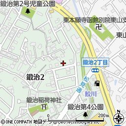 北海道函館市鍛治2丁目32-23周辺の地図