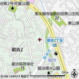 北海道函館市鍛治2丁目32-20周辺の地図