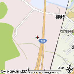北海道北斗市柳沢周辺の地図