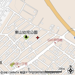 北海道函館市山の手1丁目35周辺の地図