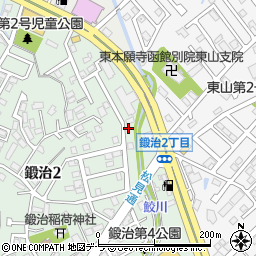 北海道函館市鍛治2丁目35-7周辺の地図