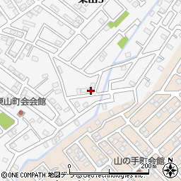 北海道函館市東山3丁目30-11周辺の地図