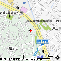 北海道函館市鍛治2丁目35-11周辺の地図