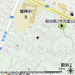北海道函館市鍛治2丁目41-15周辺の地図