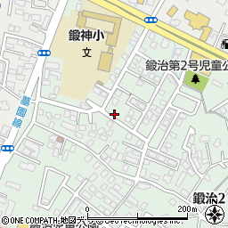 北海道函館市鍛治2丁目41-16周辺の地図
