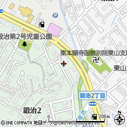 北海道函館市鍛治2丁目35-14周辺の地図