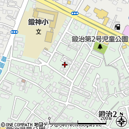 北海道函館市鍛治2丁目41-9周辺の地図