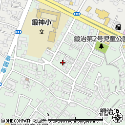北海道函館市鍛治2丁目41周辺の地図