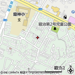 北海道函館市鍛治2丁目41-8周辺の地図