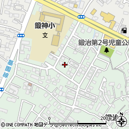 北海道函館市鍛治2丁目41-2周辺の地図