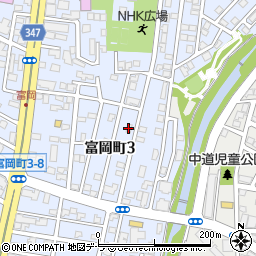 東富岡荘３周辺の地図