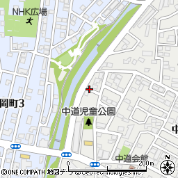 北海道函館市中道2丁目41周辺の地図