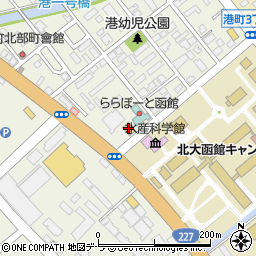 ファミリーマート函館港町店周辺の地図