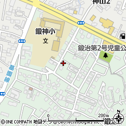 北海道函館市鍛治2丁目41-4周辺の地図